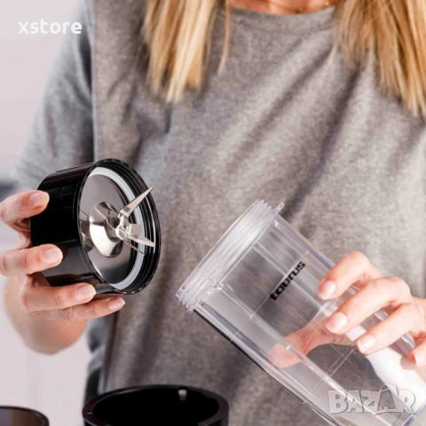 Блендер Taurus Shake & Go – 800W мощност, пулсова технология и аксесоари, снимка 3 - Блендери - 52595895