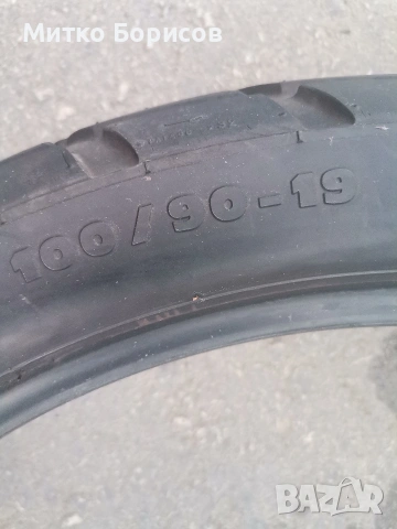 Гума Мишелин 100 /90/19 , снимка 3 - Гуми и джанти - 54195035