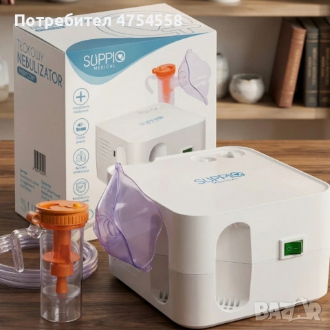 Компресорен небулизатор за инхалация SUPPIQ Medical – бързо облекчение, снимка 3 - Други стоки за дома - 53989413