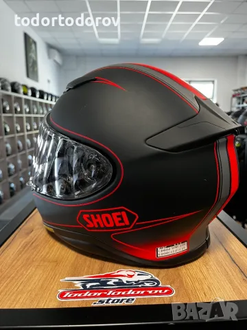 Мото Каска SHOEI NXR TC-8 Flagger размер S 55-56 см,като нова,плака,подбрадник 175 €, снимка 3 - Аксесоари и консумативи - 56139072
