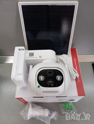 ICSEE Соларна Wifi камера с отделен панел 6MP - 517Z, снимка 4 - IP камери - 54277763