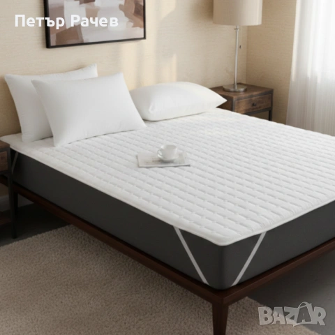 Водоустойчив протектор за матрак — 100% защита, памук, снимка 3 - Матраци - 53984974