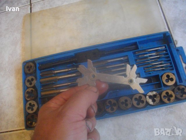 Резбонарезна цолова плашка размер 5-21 мм за въшна/вътрешна резба, снимка 17 - Други инструменти - 42267782