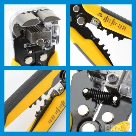 4408 Клещи за оголване на кабели Автоматични, снимка 7 - Клещи - 48941593