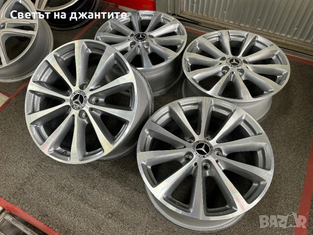 Джанти 17 Цола Mercedes E Klass W211 W212 W213 C Klass W205 W 206 CLA Original , снимка 3 - Гуми и джанти - 53874662