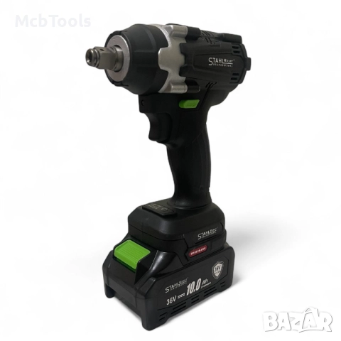 Комплект 7 акумулаторни машини с 4 батерии и 30 части в куфар StahlMayer, снимка 3 - Други инструменти - 51736796