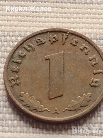 Монета 1 райхсфенинг 1939г. Германия Трети Райх с СХВАСТИКА за КОЛЕКЦИЯ 33019, снимка 3 - Нумизматика и бонистика - 42823236