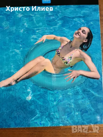 Надуваем пояс 79см - 3 цвята Розов Жълт Син, снимка 6 - Надуваеми играчки - 49930562