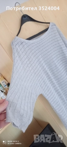 Нова памучна блуза с 3/4 ръкав на немска фирма памучна подходяща за лято,пролет есвн, снимка 2 - Тениски - 49691007