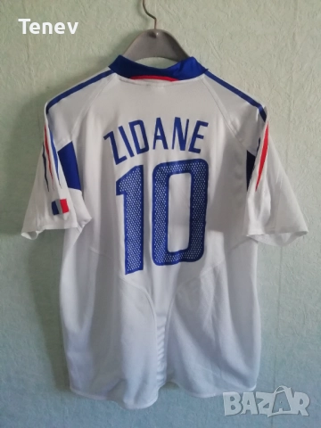 France Zidane Adidas оригинална тениска фланелка Зидан Франция 