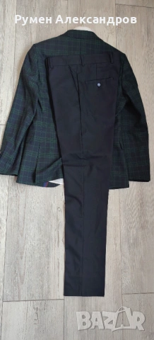 Мъжки костюм за абитуриентски бал  OWEN р-р S = №46 к-кт с риза, снимка 9 - Костюми - 54019834