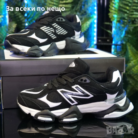 New Balance 9060 Дамски Маратонки👟Дамски Спортни Обувки Цвят-Черно и Бяло Код SM-133, снимка 1