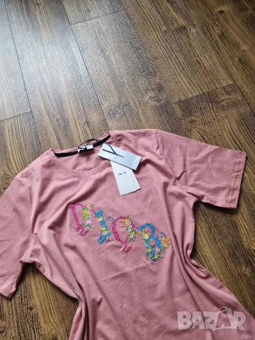 Страхотна дамска тениска dior  , нова с етикет, размер S / M ,L , XL, цена 35лв, снимка 3 - Тениски - 49488601