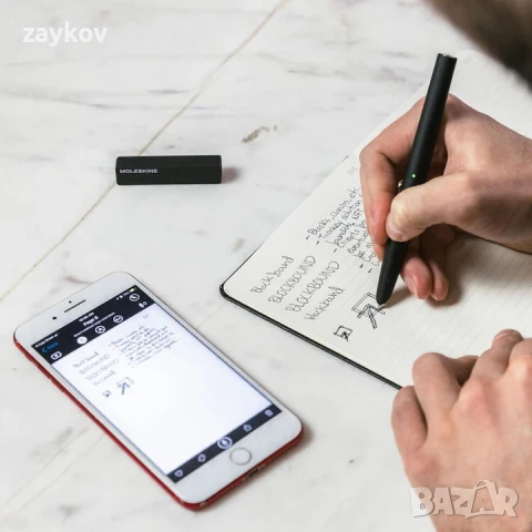 Интелигентен комплект за писане Moleskine Smart Notebook с писалка Smart Pen3, , снимка 4 - Друга електроника - 50773311