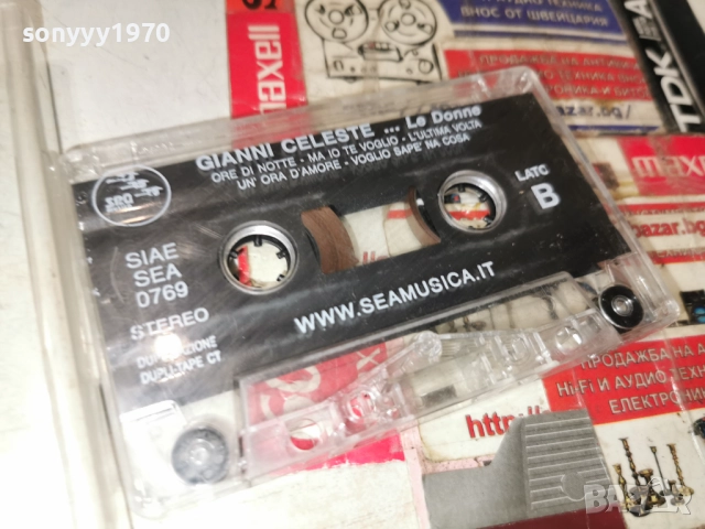 GIANNI CELESTE-ORIGINAL TAPE 2112251927, снимка 5 - Аудио касети - 52868535