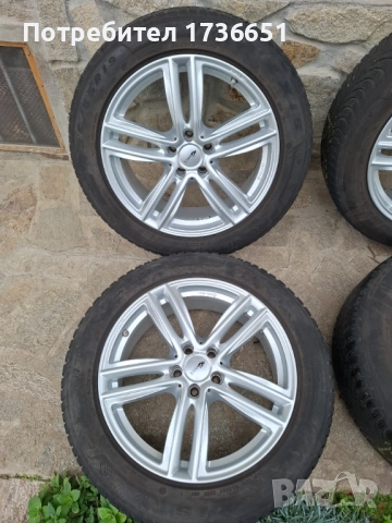 Джанти с зимни гуми 19 цола 5х112, снимка 4 - Гуми и джанти - 52633163