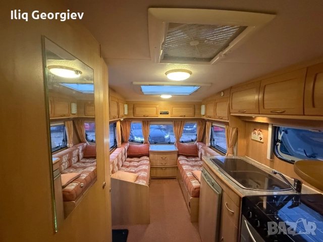 Каравана Lunar Quasar-ФРЕНСКА СПАЛНЯ/ФОРСЕЛТ/ТЕНТА/MOVER/ОБОРУДВАНА/КАТО НОВА, снимка 5 - Каравани и кемпери - 52162188