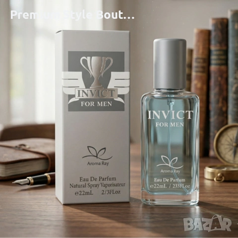 INVICT For Men – Дълготраен мъжки парфюм за енергия, свежест и увереност 22 мл, снимка 4 - Мъжки парфюми - 54090859