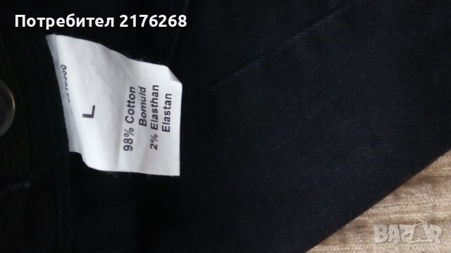 Мъжки черни къси дънки, снимка 4 - Къси панталони - 37198022