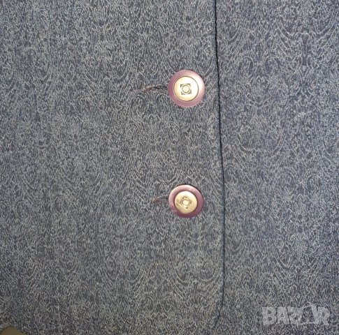 Дамско зимно сако сивосиньо Мария Магдалена размер №46, снимка 7 - Сака - 38315481