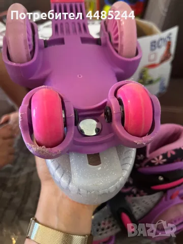 Детски ролкови кънки Byox - Little Beetle Violet Girl, снимка 5 - Ролери, кънки - 55985440