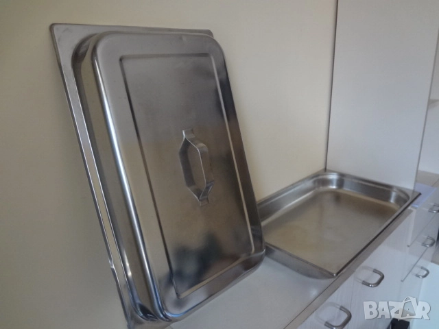 Голяма иноксова тава с капак и стойка, снимка 13 - Съдове за готвене - 52793764