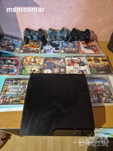 Плейстейшън 3 + дискове и джойстици, снимка 4 - PlayStation конзоли - 51910109