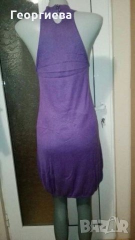 Рокля цвят лавандула🍀👗S,M🍀👗арт.1064, снимка 3 - Рокли - 30287011