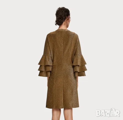 Scotch & Soda Maison Scotch оригинална нова златиста рокля М, снимка 2 - Рокли - 56090449