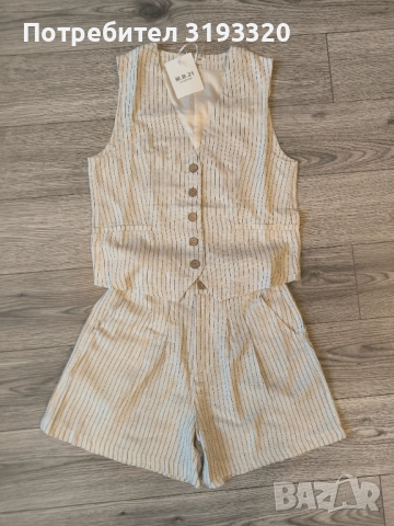 Комплект елек и къси панталони , снимка 2 - Комплекти - 51498467
