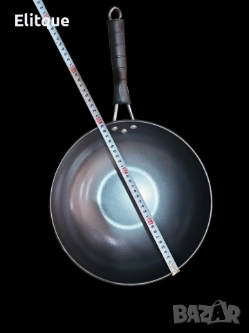 Тиган за готвене с незалепващо тефлоново покритие, 30см диаметър, снимка 3 - Съдове за готвене - 52862582