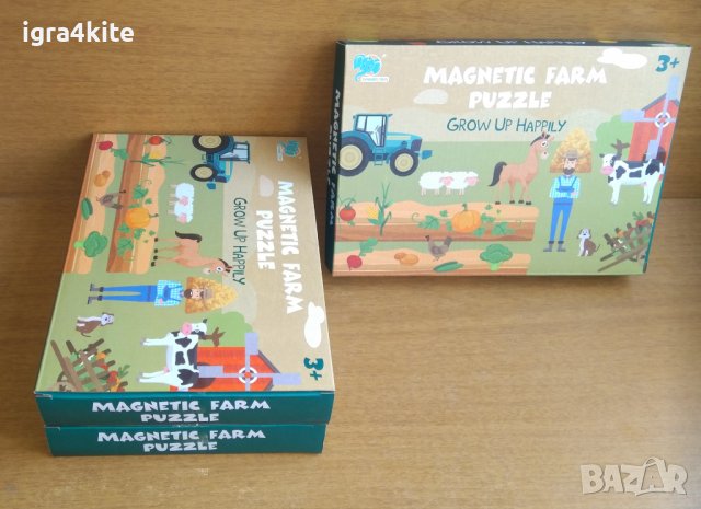 Ферма - игра с магнити на животни и зеленчуци, снимка 6 - Образователни игри - 38483608