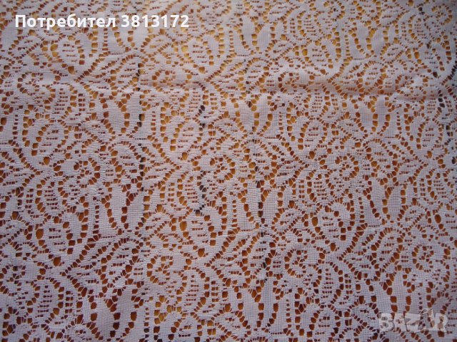 розова дантела плат, снимка 2 - Платове и дамаски - 42383640