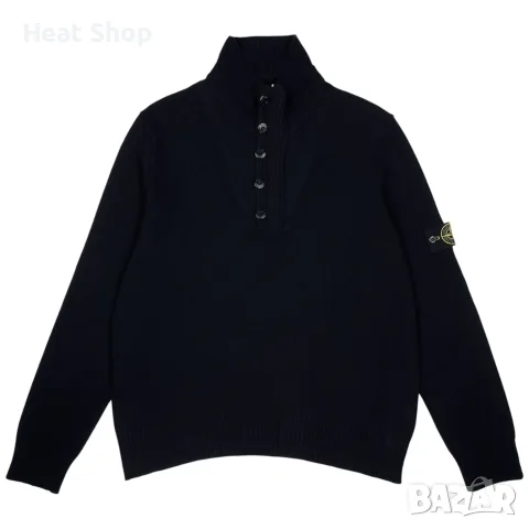 Мъжка блуза Stone Island AW09 Half Zip Wool Knit Sweater