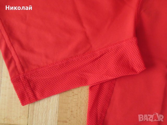 Nike Pro Compression - University Red-Black, снимка 6 - Тениски - 32181354