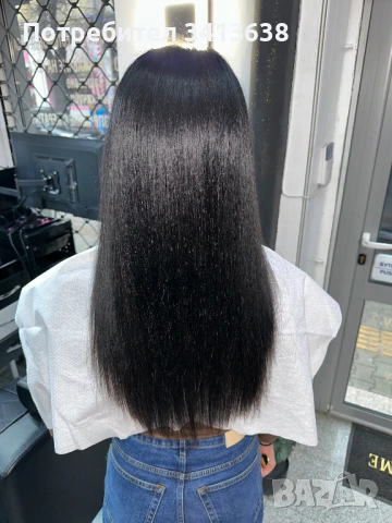 Продавам треса за коса – тъмно кестенява, запазена