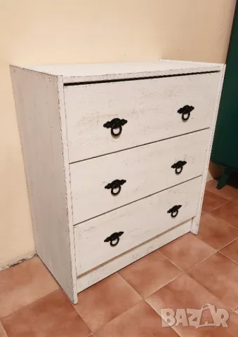 Дървен скрин Ikea Rast винтидж стил, снимка 12 - Скринове - 49228854