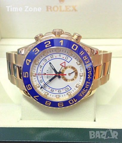 Rolex Yacht-Master II 44mm Yellow Gold White Dial Ceramic Automatic Различни Варианти, снимка 4 - Мъжки - 54047636