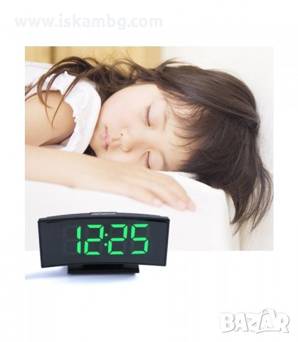 НАСТОЛЕН ЧАСОВНИК СЪС ЗЕЛЕНИ ЦИФРИ - код 3621, снимка 2 - Друга електроника - 33936377