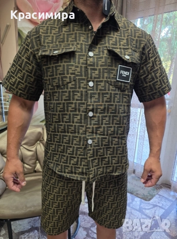 сет Christian Dior Fendi риза панталон, снимка 2 - Ризи - 52570389