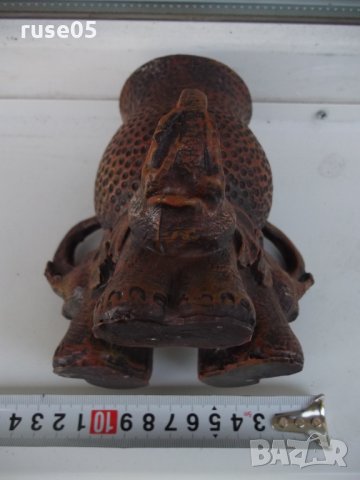 Ваза върху три слона, снимка 3 - Вази - 29894522