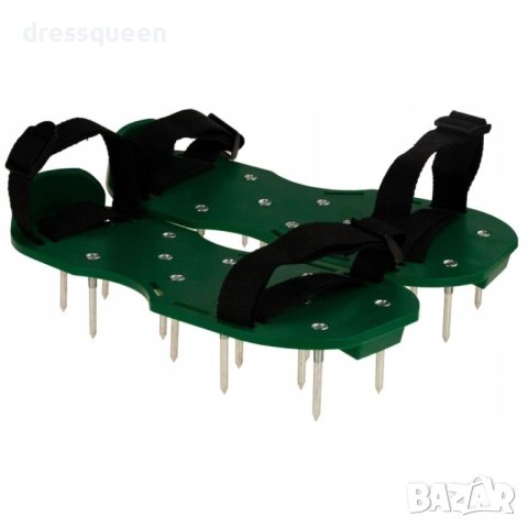 4910 Комплект обувки за аериране на морава с 26 метални шипа – универсален размер, снимка 5 - Други стоки за дома - 53906170