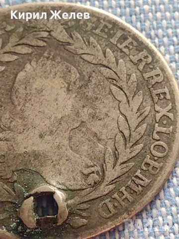 Сребърна монета 20 кройцера 1758г. Франц първи Свещена Римска империя 12235, снимка 4 - Нумизматика и бонистика - 42887110