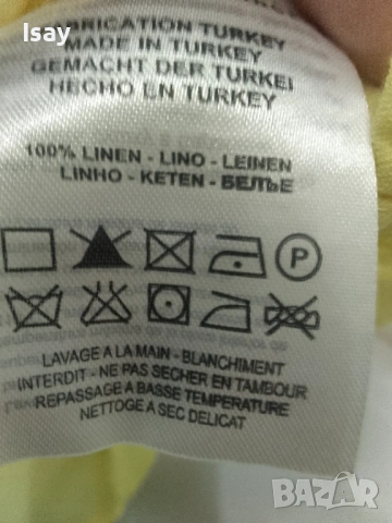 Мъжка риза Армани 100% лен, снимка 3 - Ризи - 53919038