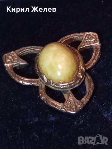 Маркова стара Посребрена Брошка в кутията й - 10751, снимка 9 - Антикварни и старинни предмети - 28291357