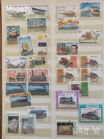 Лот стари марки,колекция от Куба-1969 до 1989г-266 броя, снимка 8 - Филателия - 48526264