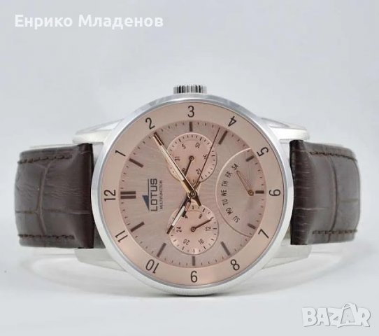 Часовник Lotus 18216/3 Gentleman Multifunction Brown Leather