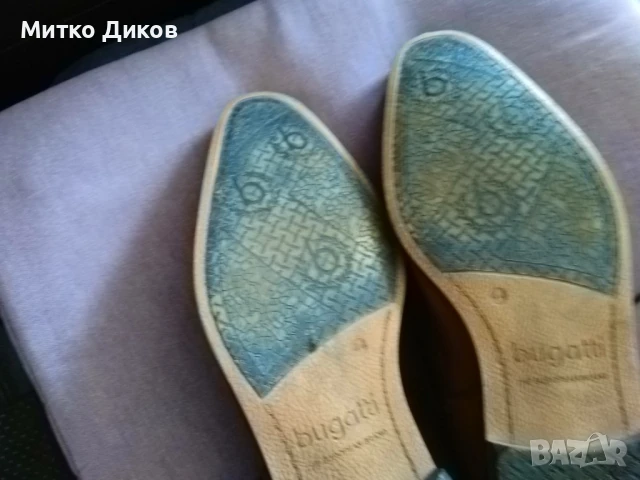 Бугатти Bugatti маркови обувки естествена кожа размер №44 стелка 29см, снимка 13 - Официални обувки - 51009176