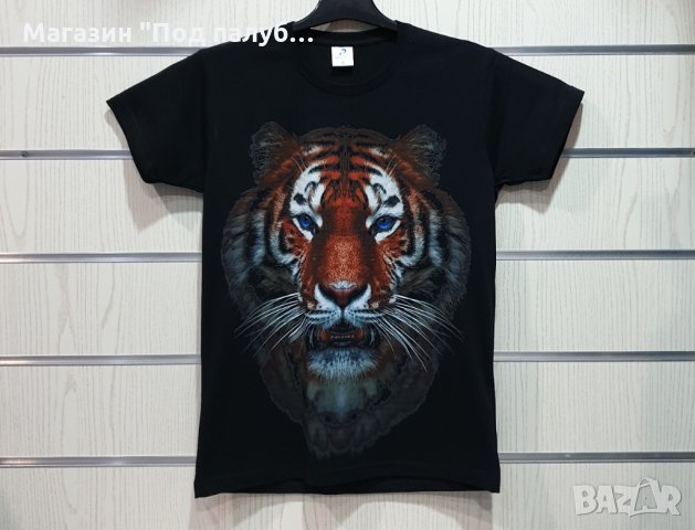 Нова мъжка тениска с дигитален печат Тигър, снимка 11 - Тениски - 29888475