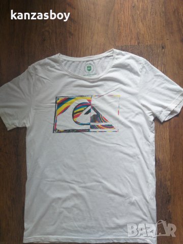 quiksilver organic cotton - страхотна мъжка тениска, снимка 4 - Тениски - 36805414